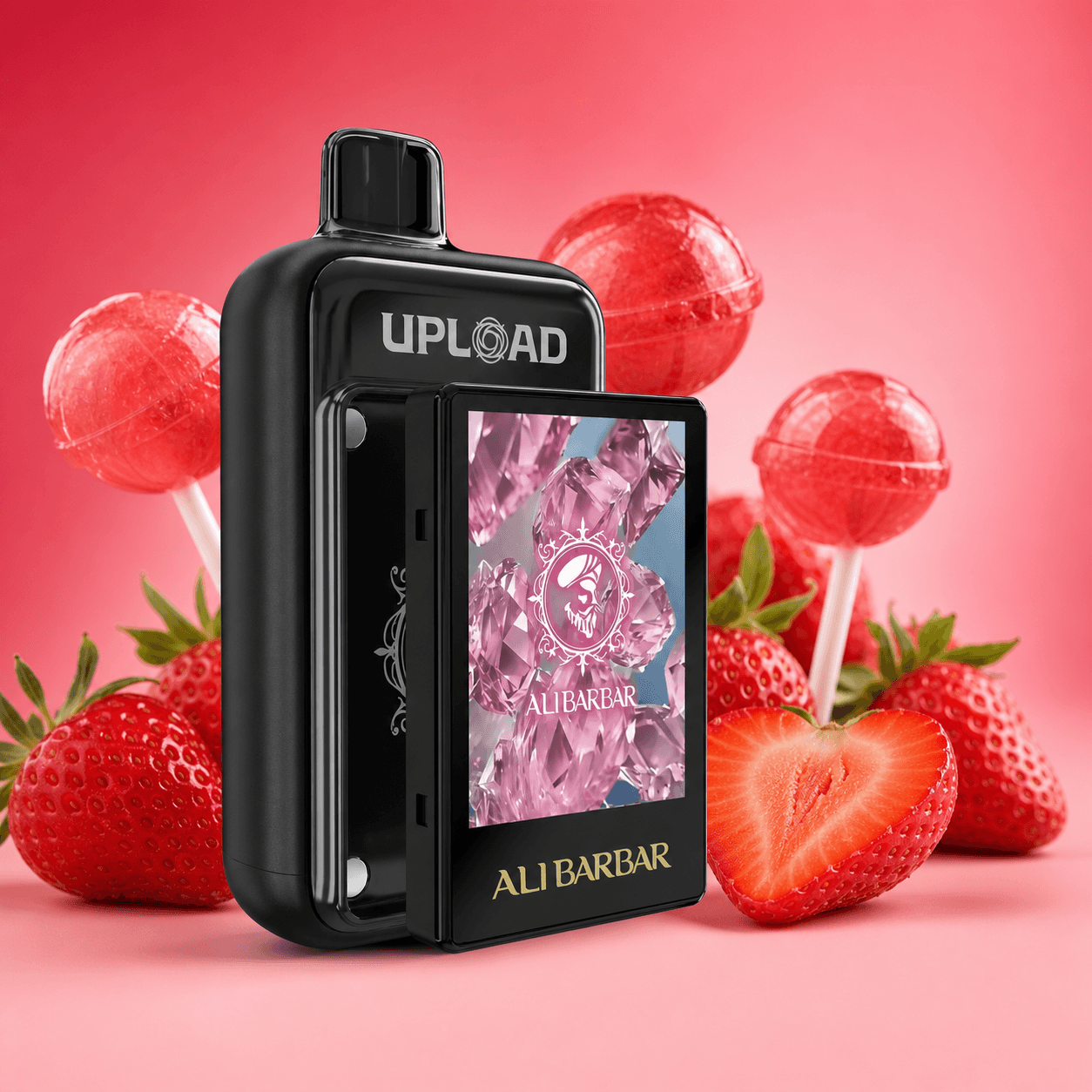 ALIBARBAR Upload 25000 + LED Chuppa Chupps Strawberry