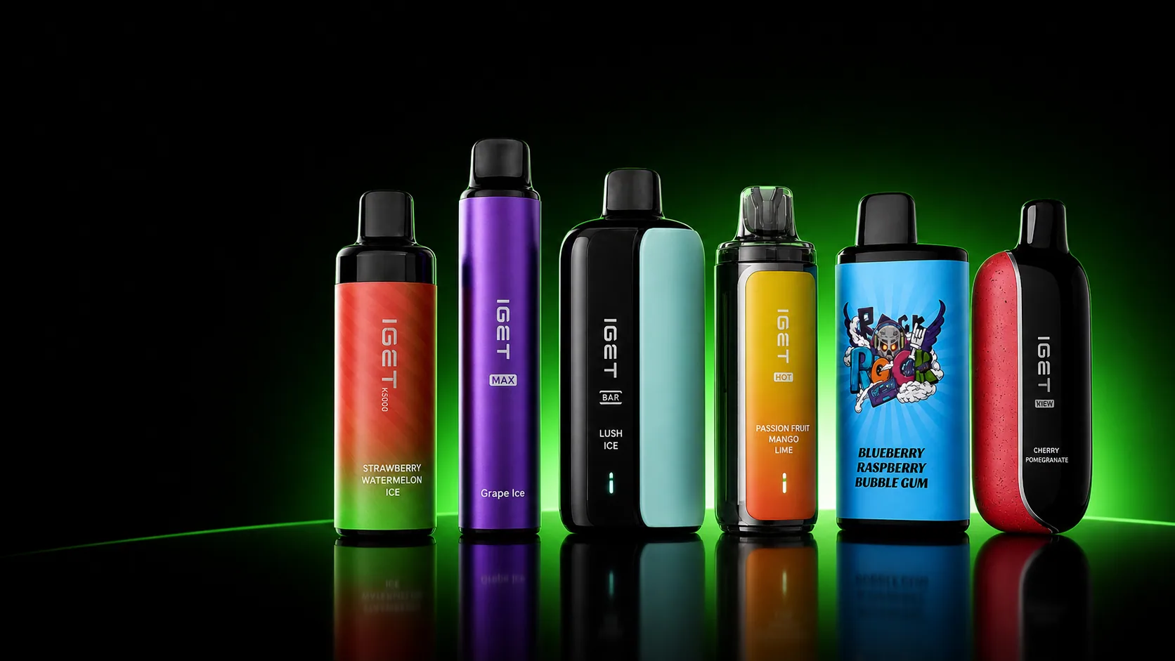 IGET Best Sellers Bundle Six customer-favourite flavours